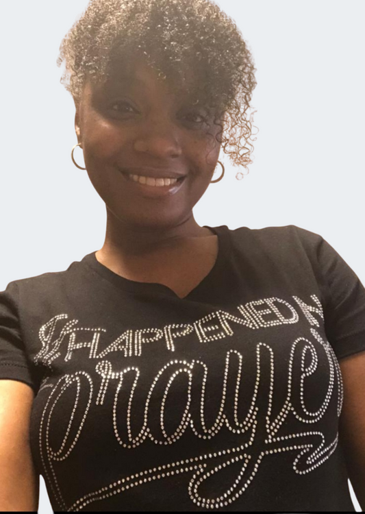 Rhinestone Women's Short Sleeve T-shirt