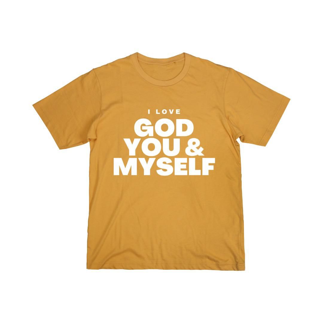 Women's I Love God, You & Myself Short Sleeve T-Shirt