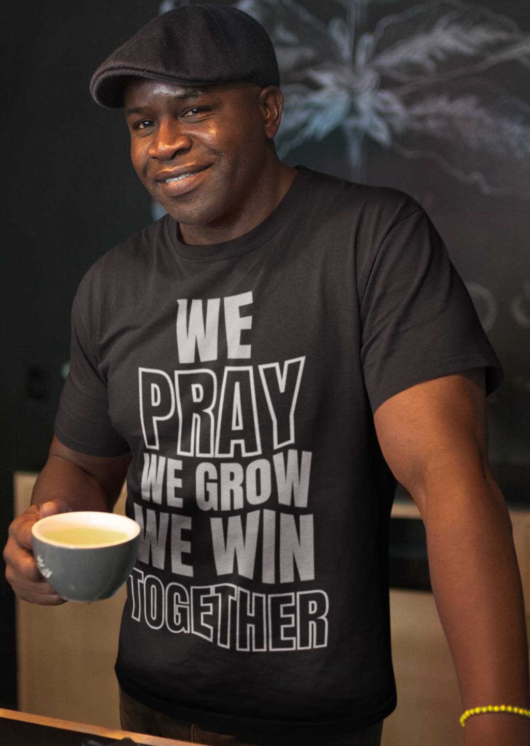 Unisex Pray, Grow, and Win Together! Short Sleeve T-Shirt